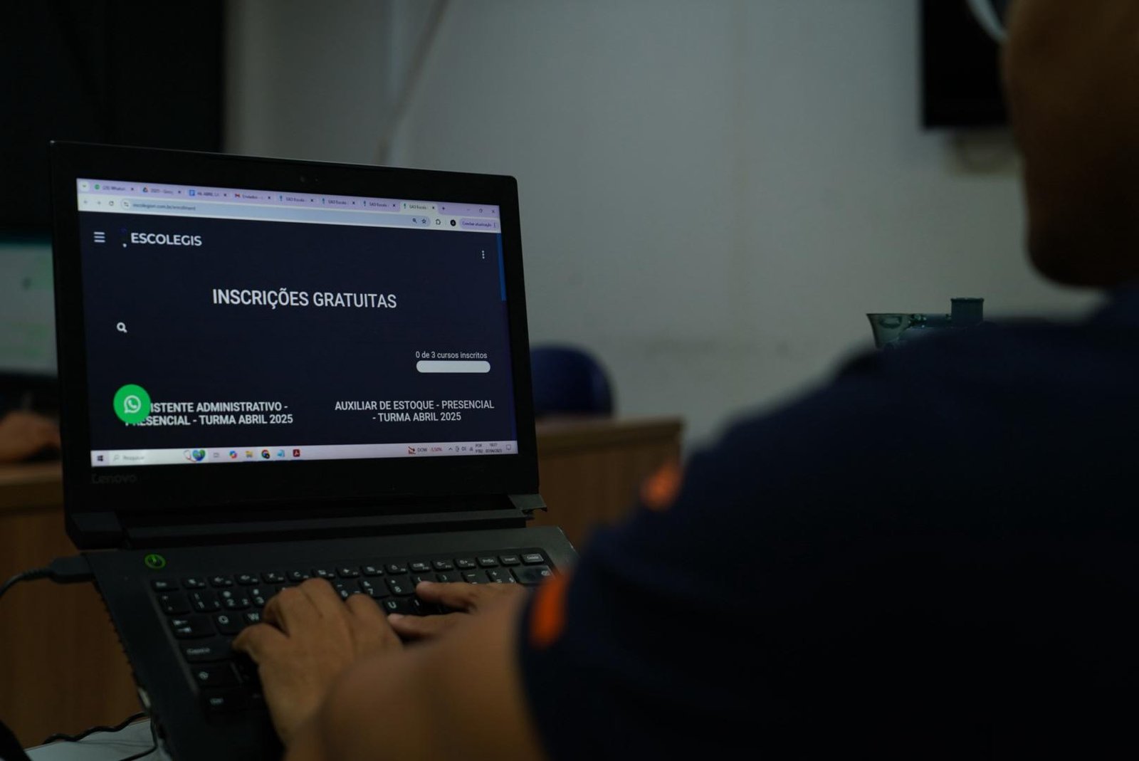 Inscrições para cursos da Escolegis - Foto Marley Lima (1)