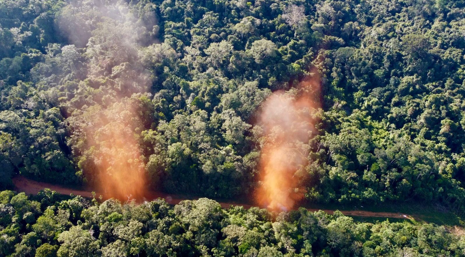 5. Explosão vista aérea