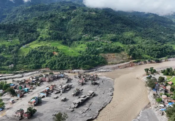 enchente Nepal