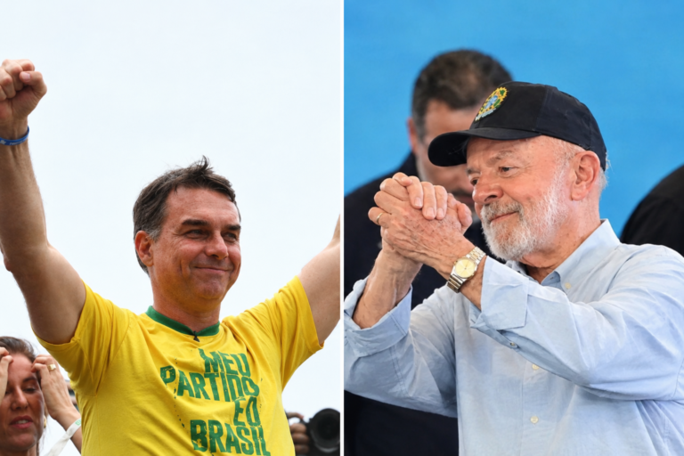 Bolsonaro e Lula em momentos públicos